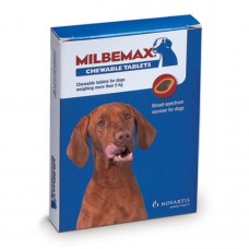 Milbemax Dog Dewormer 5kg+ (4 TABLETS FOR THE PRICE OF 3)
